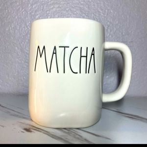 2 Rae Dunn mugs Matcha & Matcha Latte Oversized Coffee Mugs